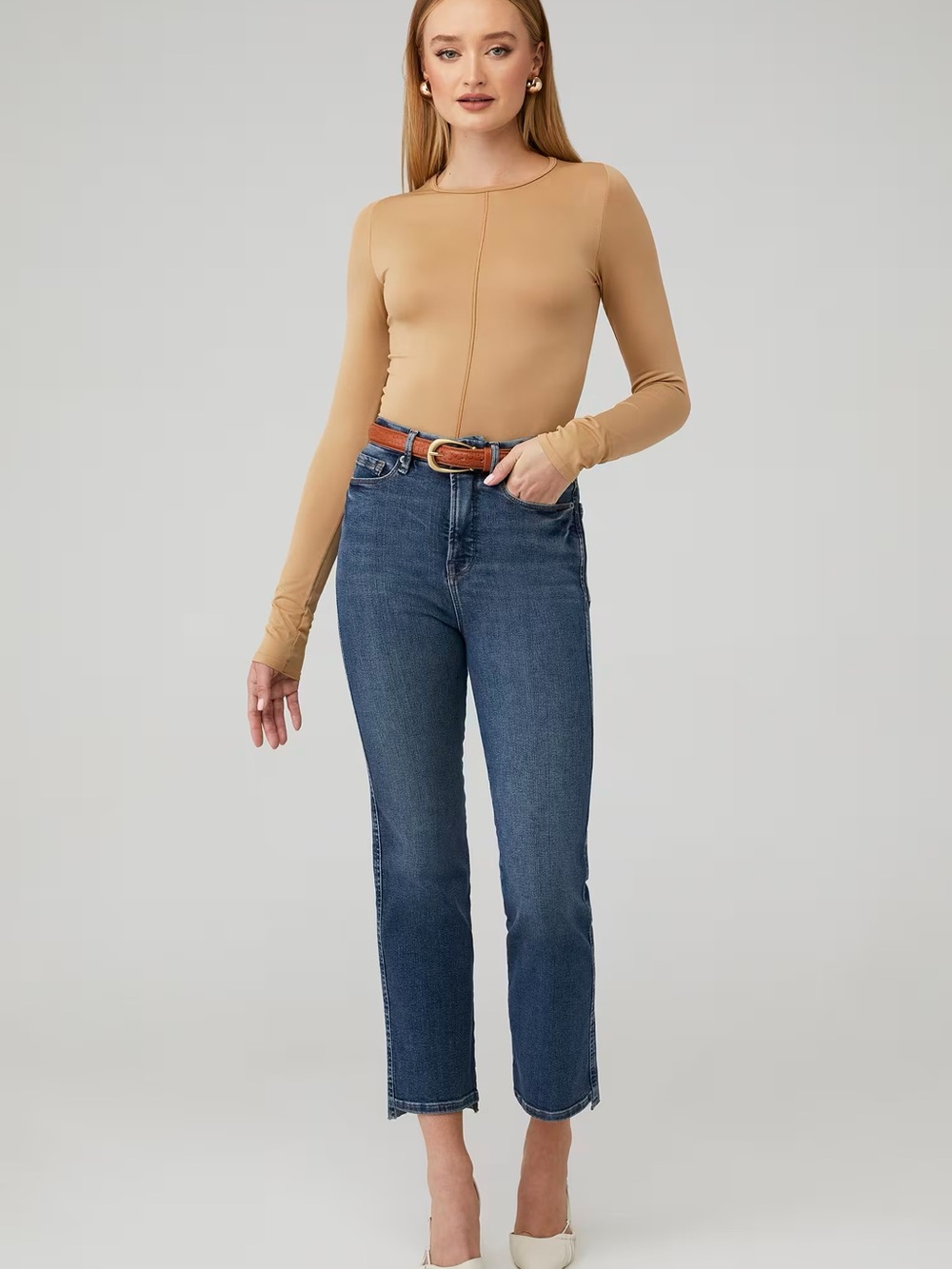 Good American Good Curve Straight Jeans Indigo663 Size 2 / 26